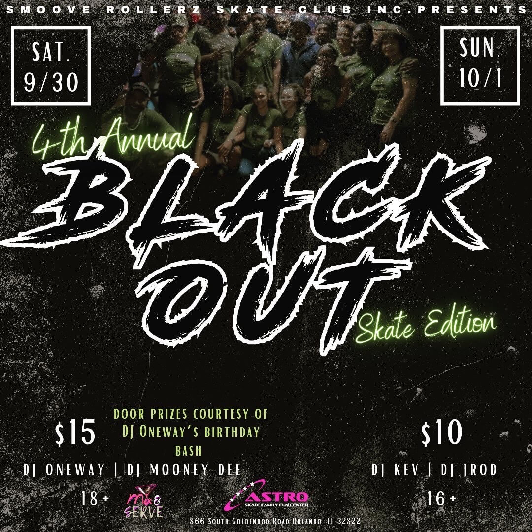 Black Out Skate Party